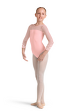 MIRELLA M60002C GIRLS MESH 3/4 SLEEVE LEOTARD