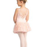 GIRLS CAMISOLE SKIRTED MOIRINE DRESS-DANSHUZ