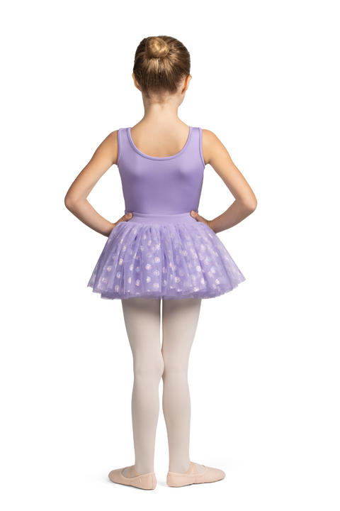 MIRELLA M490C GIRLS SCOOP TANK TUTU LEOTARD