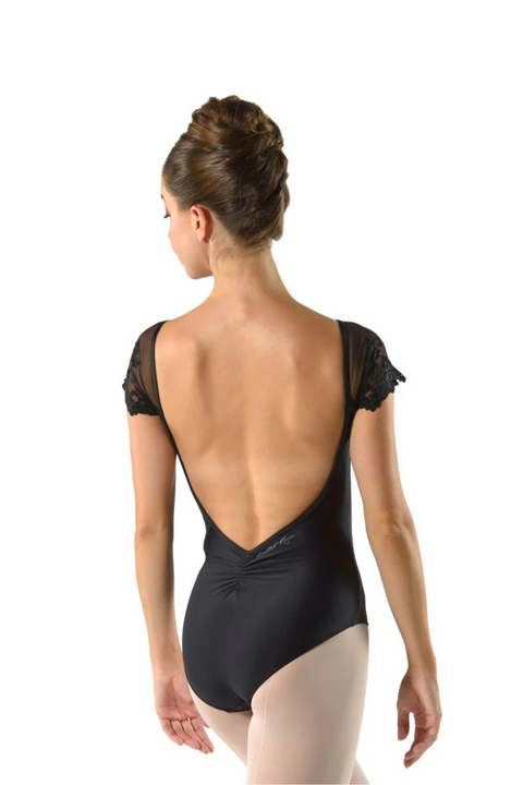 BALLET ROSA JOSEPHINE WOMEN LUXURIOUS LACE CAP SLEEVE LEOTARD
