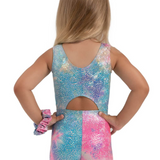 CAPEZIO 12303C GIRLS UNICORN DISCO STARDUST BIKETARD