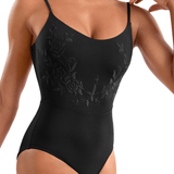 MIRELLA M70007LM WOMEN FLORAL CAMISOLE LEOTARD - The Dance Shoppe