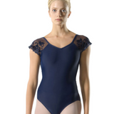 BALLET ROSA JOSEPHINE WOMEN LUXURIOUS LACE CAP SLEEVE LEOTARD