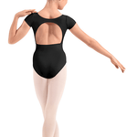 MIRELLA M20013C GIRLS CAP SLEEVE LEOTARD - The Dance Shoppe