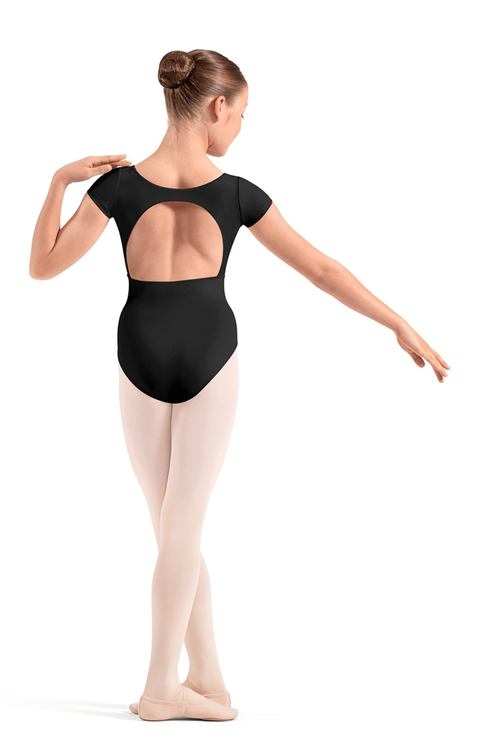 MIRELLA M20013C GIRLS CAP SLEEVE LEOTARD - The Dance Shoppe