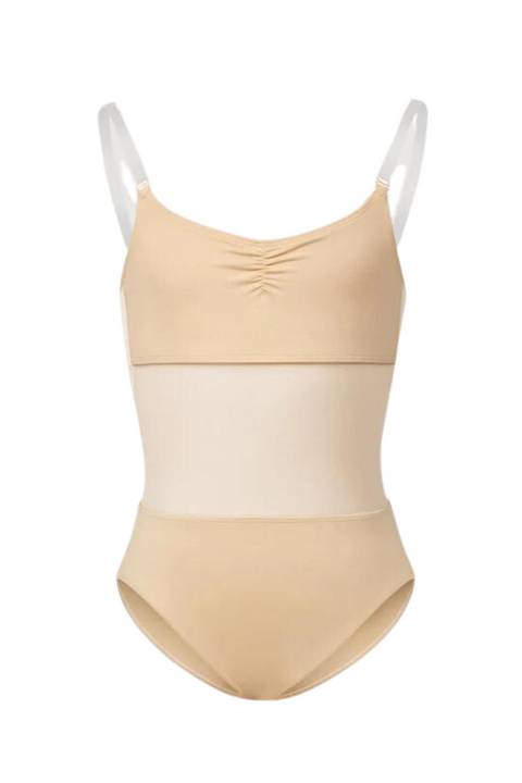 BLOCH CB3387 GIRLS SUNNA FRONT MESH PANEL CAMISOLE LEOTARD