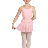 BLOCH CR5211 GIRLS GRACE PRINTED MESH SKIRT