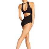 DANSHUZ 24106A WOMEN DONATELLA HALTER SHIRRING LEOTARD