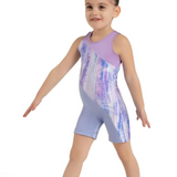 CAPEZIO 12111C GIRLS MERMAID MAGIC SEASHELL BIKETARD