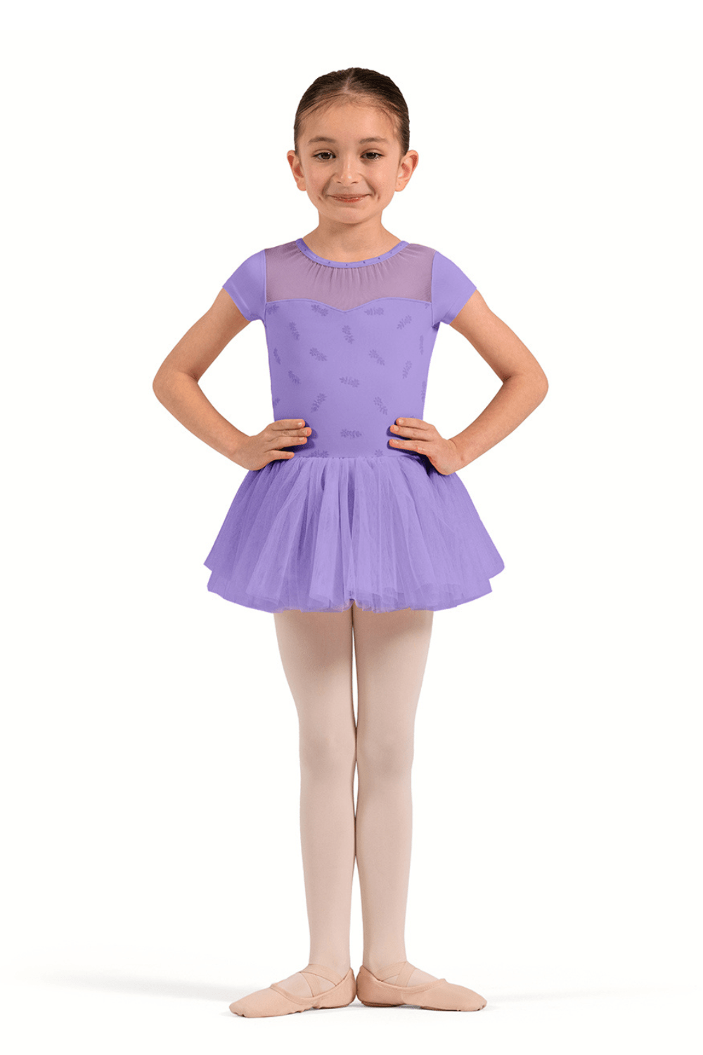 BLOCH CL20012 GIRLS CAP SLEEVE TUTU LEOTARD - The Dance Shoppe