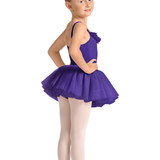 MIRELLA M50007C GIRLS FRILL NECK TUTU LEOTARD
