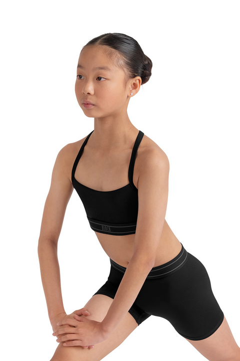 BLOCH CZ30006 GIRLS LOGO CAMI CROP TOP