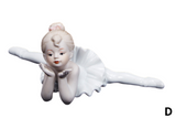 DASHA 6018 CERAMIC BALLERINA FIGURINES