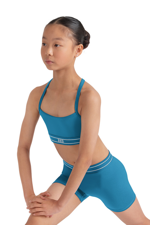 BLOCH CZ30006 GIRLS LOGO CAMI CROP TOP