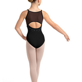BLOCH CL4227 GIRLS VIOLET MESH BACK CAMISOLE LEOTARD