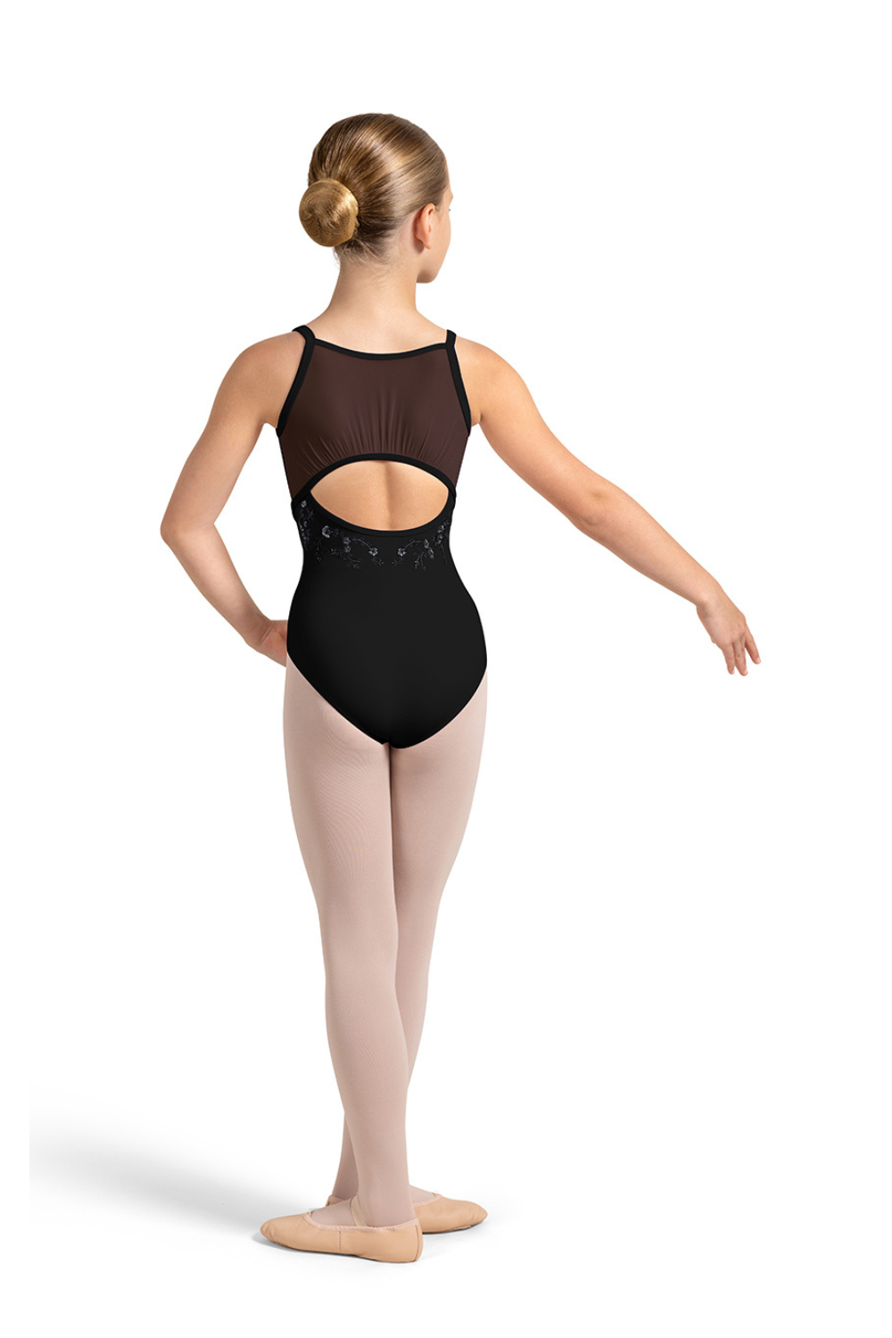 BLOCH CL4227 GIRLS MESH BACK CAMISOLE LEOTARD