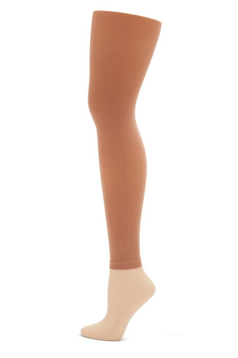 CAPEZIO 1917C GIRLS FOOTLESS W/ SELF KNIT WAIST BAND TIGHT