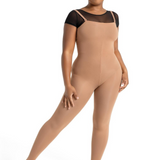 CAPEZIO 1811WULTRASOFT CONVERTIBLE BODY TIGHT WITH CLEAR STRAPS