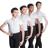 WEAR MOI CONDOR BOYS SHORT SLEEVE MOCK TURTLENECK LEOTARD