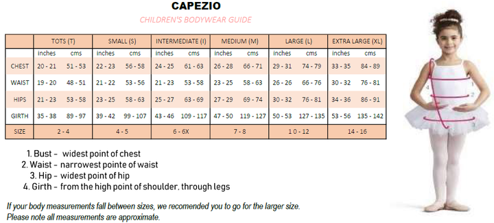 CAPEZIO CC202C GIRLS PRINCESS TANK LEOTARD