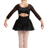BLOCH CL0249 GIRLS VELVET LONG SLEEVE TUTU DRESS
