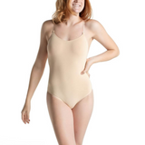 CAPEZIO 3532 CAMISOLE LEOTARD WITH CLEAR TRANSITION STRAPS