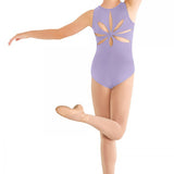 BLOCH M413C GIRLS FLOWER BACK TANK LEOTARD