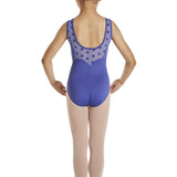 MIRELLA M368C GIRLS SCALLOP BACK TANK LEOTARD