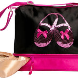 HORIZON 3414 SATIN &amp; SEQUINS BALLET SHOES GEAR TOTE