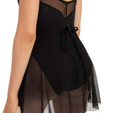 NIKOLAY WOMEN ELLA MESH BACK CAMISOLE LEOTARD