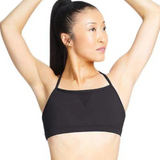 CAPEZIO WOMEN TECH TANK BRA TOP WITH TRIANGULAR MESH DETAIL