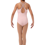 MIRELLA M1240C GIRLS DITSY FLORAL CAMISOLE LEOTARD