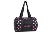 HORIZON 1055 EMBROIDERED "DANCE" DOTS BLACK/ PINK DUFFEL