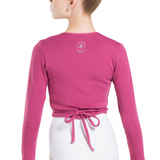 WEAR MOI CARMEN GIRLS KNITTED WRAP SWEATER