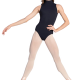 SO DANCA SL176 WOMEN SORSHA HIGH NECK HALTER TOP LEOTARD