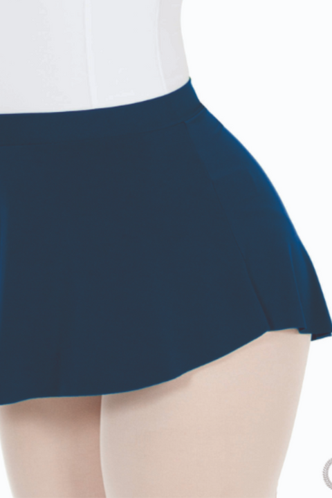 EUROTARD 06121 WOMEN HIGH LOW PULL ON MINI BALLET SKIRT