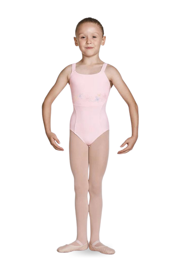 MIRELLA M1228C GIRLS OPEN BACK CAMISOLE LEOTARD