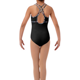 MIRELLA M1240C GIRLS DITSY FLORAL CAMISOLE LEOTARD