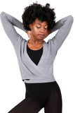 CAPEZIO 11381W LADIES IMPROVED FIT RIBBED KNIT WRAP SWEATER * NEW COLOR