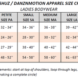 DANSHUZ 22121A WOMEN AVA LOW V-BACK BOATNECK TANK LEOTARD