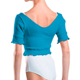WEAR MOI NAYA WOMEN COMFORTABLE CUT SHORT SLEEVE CROP TOP