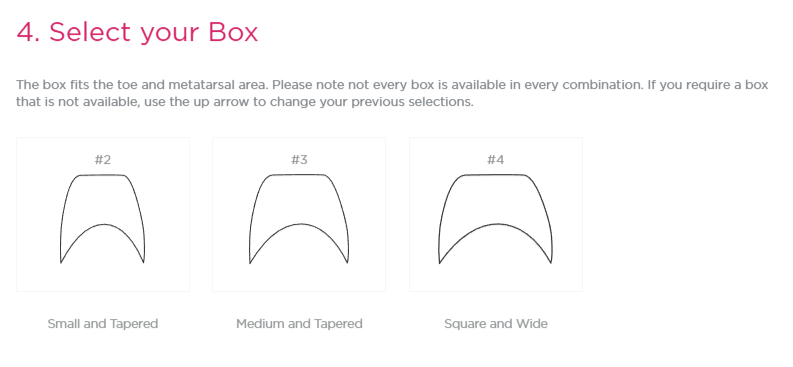 GAYNOR MINDEN POINTE SCULPTED SUPPLE SHANK BOX #3 AMERICAN MADE