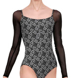 WEAR MOI FRESIA WOMEN WIDE NECKLINE LONG SLEEVE LEOTARD
