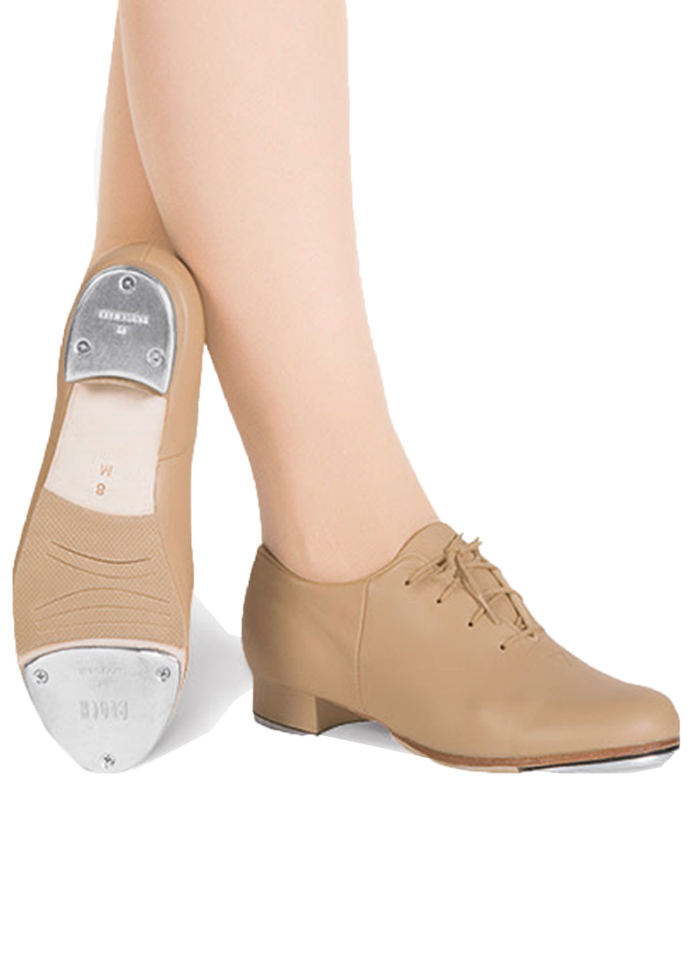 BLOCH S0381G GIRLS AUDEO JAZZ TAP LEATHER TAP SHOES