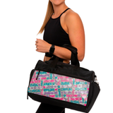 HORIZON 7201 DOODLES DANCE THEMED COLORFUL GEAR DUFFEL