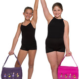 HORIZON 5002 MY GALS PRINTED DANCERS PURPLE DUFFEL