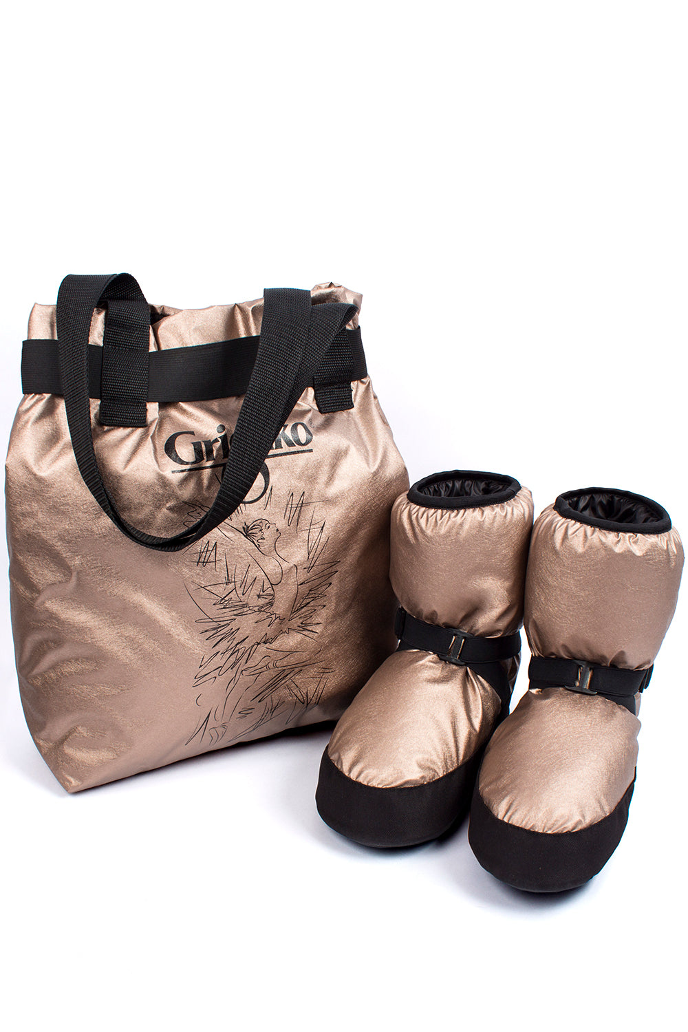 NIKOLAY GISELLE MODERN METALLIC DANCE TOTE BAG