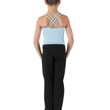 BLOCH CP5453 GIRLS COUPE V-FRONT BOOTLEG PANTS