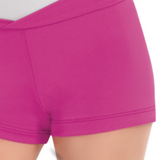 EUROTARD 44754C GIRLS MICROFIBER V-FRONT BOOTY SHORTS