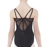 WEAR MOI CAPRICE GIRLS MESH BACK CAMISOLE LEOTARD